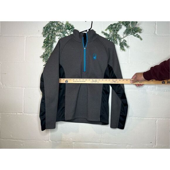 Men’s spyder long sleeve 3/4 zip up - Picture 5 of 5